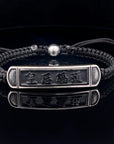 Queen’s Pier Black Onyx Handwoven Cord - Pollygems HK