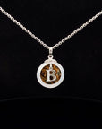 POLLYGEMS Alphabet Diamond 18K White Pendant- B - Pollygems HK