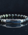 HEXA Blue Tiger Eye with 8mm Gold Obsidian - Pollygems HK