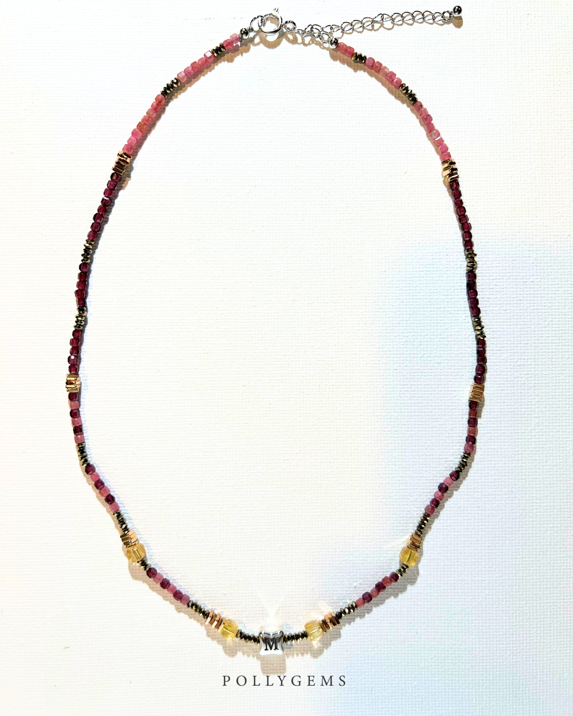 PHOENIX - POLLYGEMS Alphabet Design Necklace (Copy) - Pollygems HK