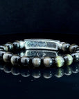 HEXA Blue Tiger Eye with 8mm Gold Obsidian - Pollygems HK