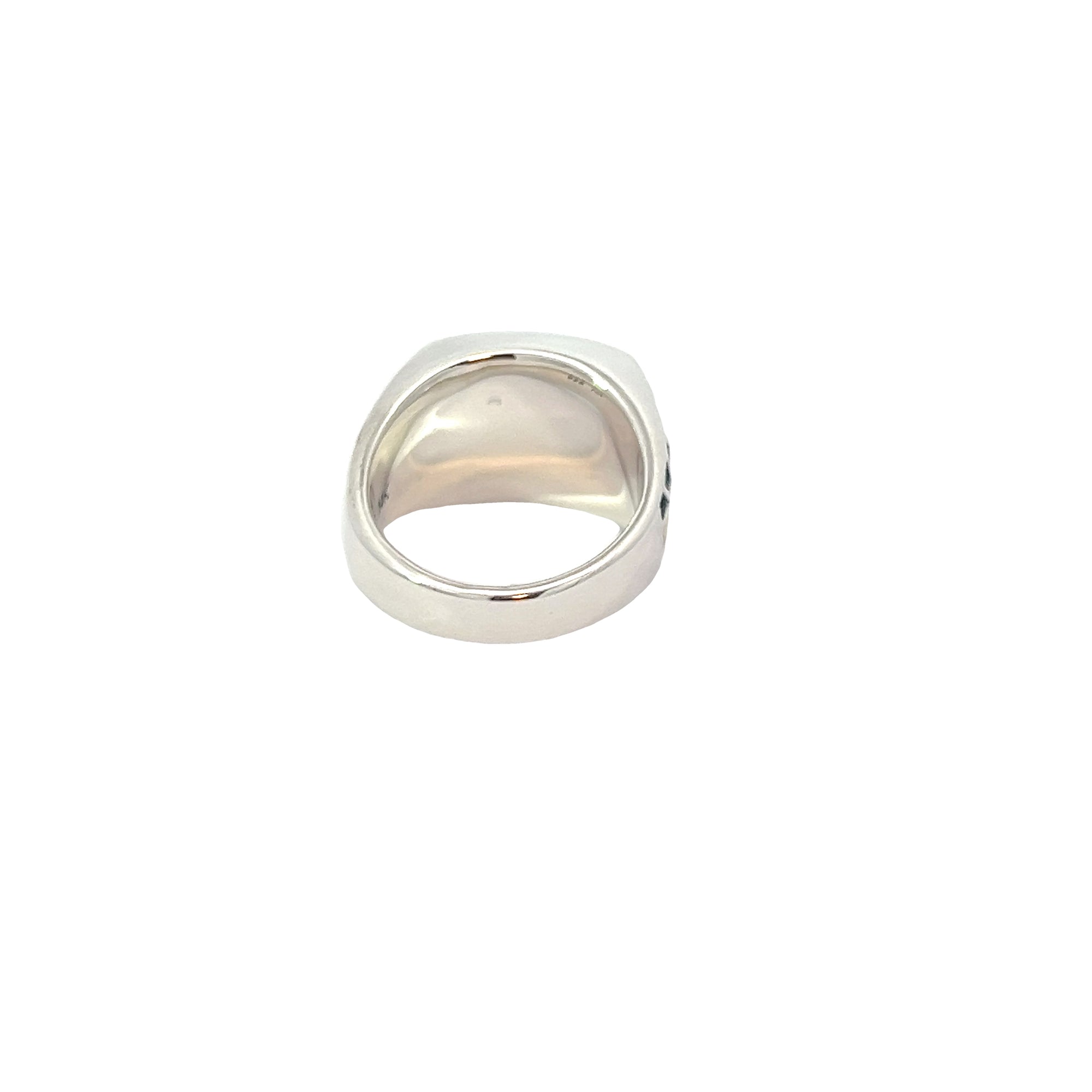 POLLYGEMS Blue Pietersite Signet Ring - Pollygems HK