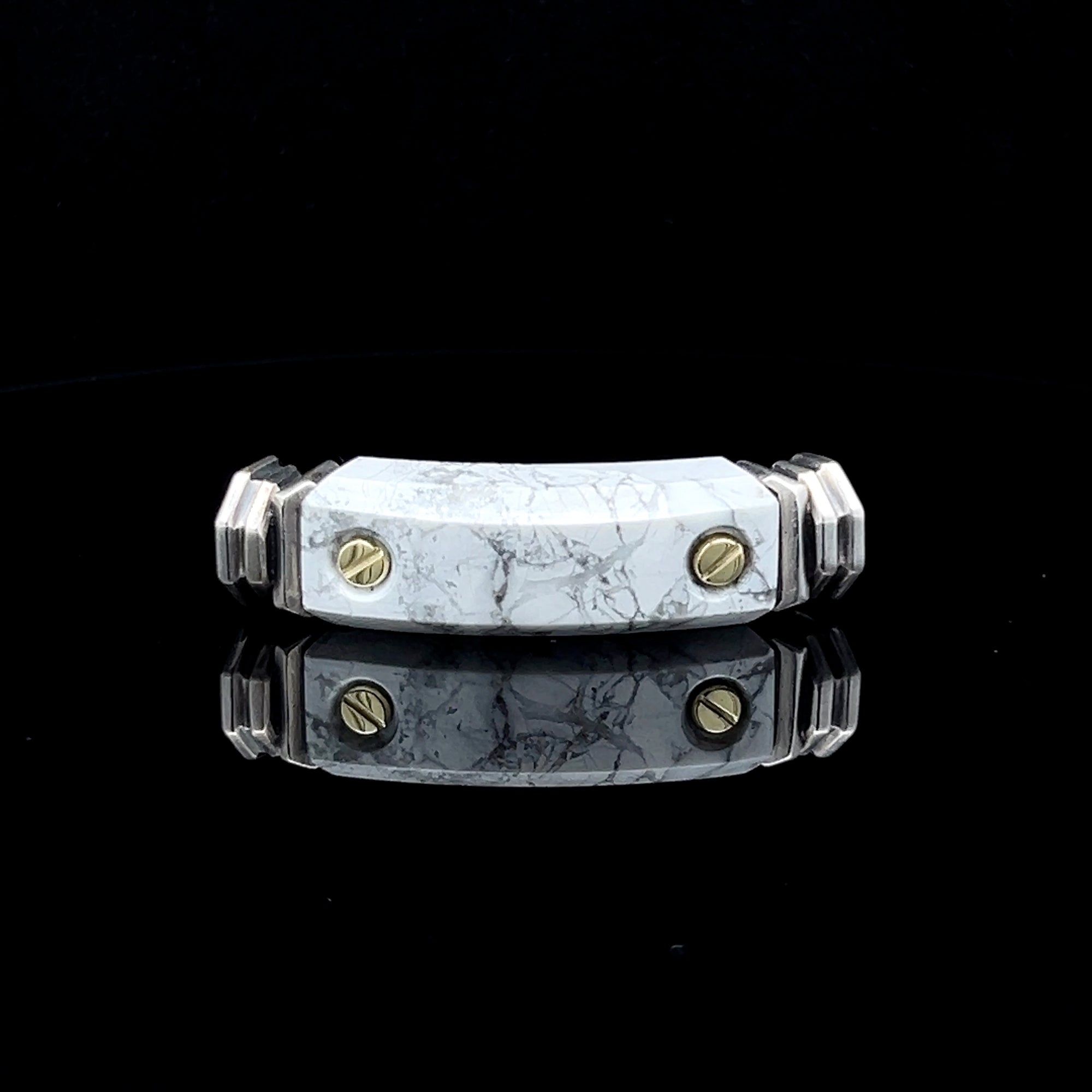 Screw Howlite - Pollygems HK