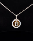 POLLYGEMS Alphabet Diamond 18K White Pendant- B - Pollygems HK