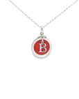 POLLYGEMS Alphabet Diamond 18K White Pendant- B - Pollygems HK