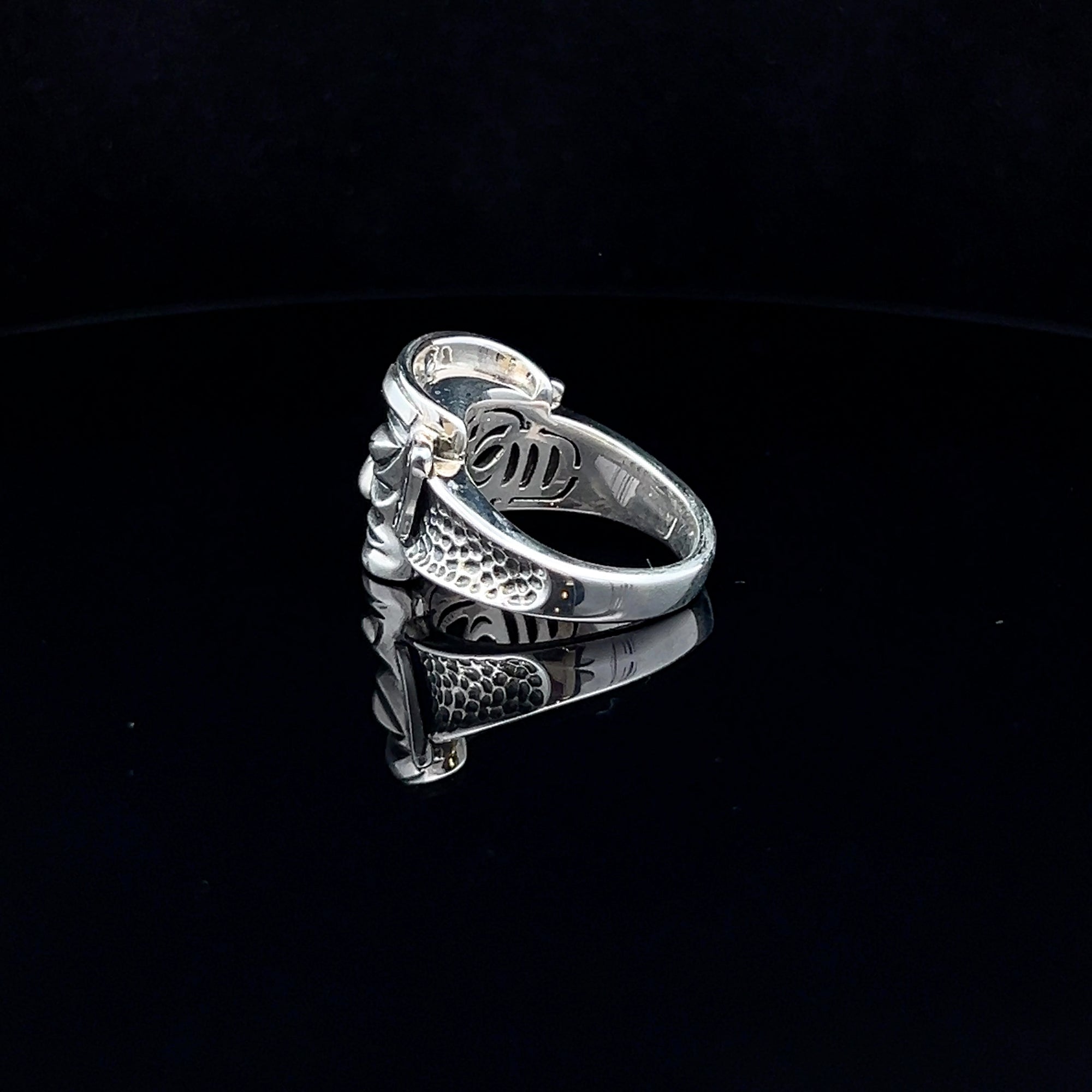 925 Sterling Silver Sanxingdui Silver Ring - Pollygems HK