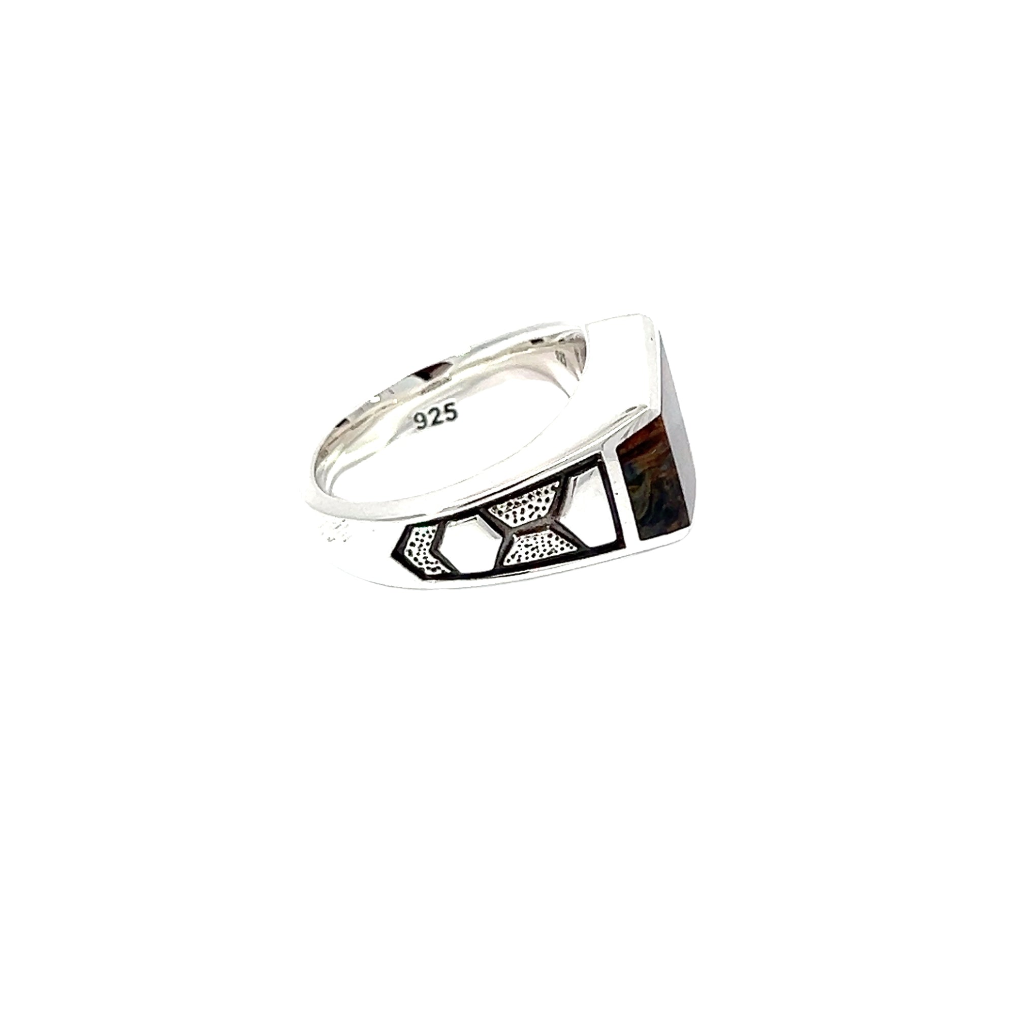beenies HEXA Yellow Pietersite Ring - Pollygems HK