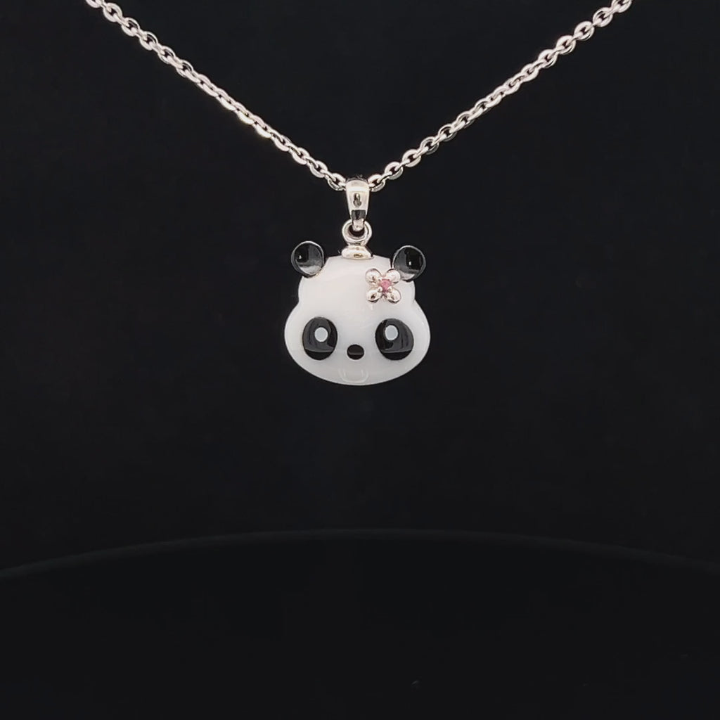 925 Sterling Silver Panda Pendant - Pollygems HK
